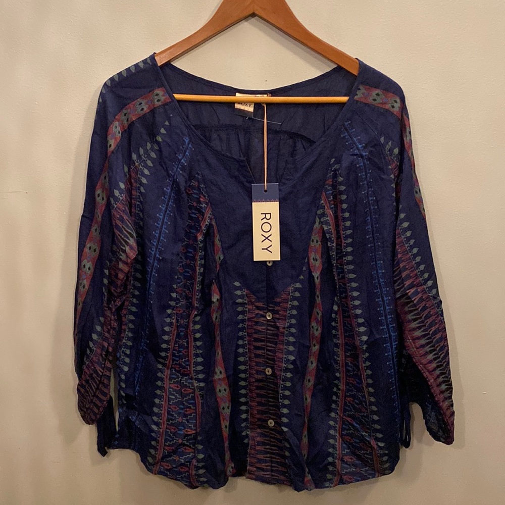 Roxy Peasant Top